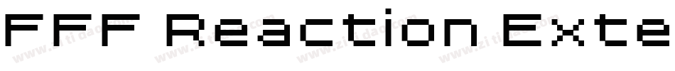 FFF Reaction Extended字体转换